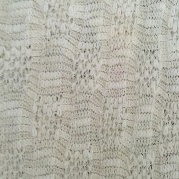 Cream Knit Slouch Top - Picture 3 of 3