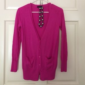JCrew Pink Cardigan