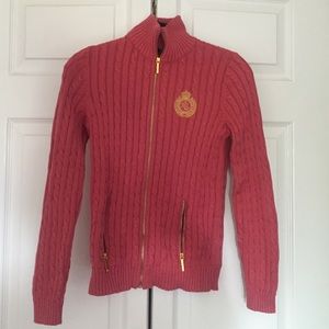 Ralph Lauren zip up sweater