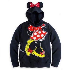 Disney Minnie Mouse Sweatshirt Hoodie with ears