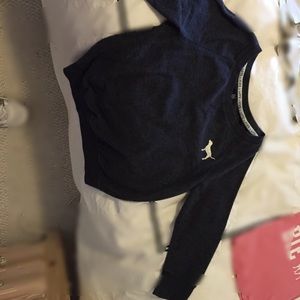 LOVE PINK SWEATSHIRT DARK GREY SMALL