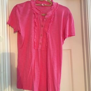 Lilly Pulitzer, medium Ruffle t-shirt
