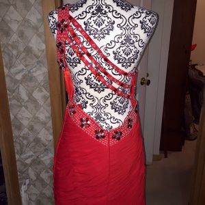 Size 6/8 custom made dress never been worn!!