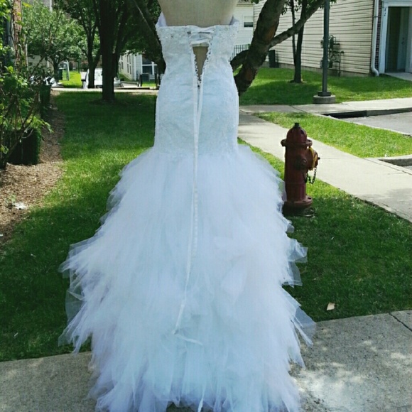 Beautiful Lace Wedding Dress - Picture 4 of 4