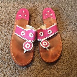 Jack Rogers size 9. Hardly worn. Hot pink