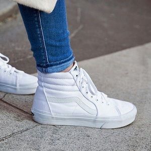 Hightop White Vans