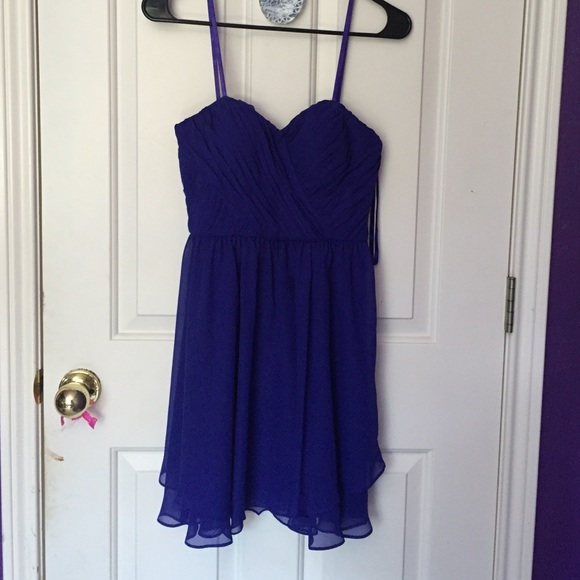 Purple formal dress