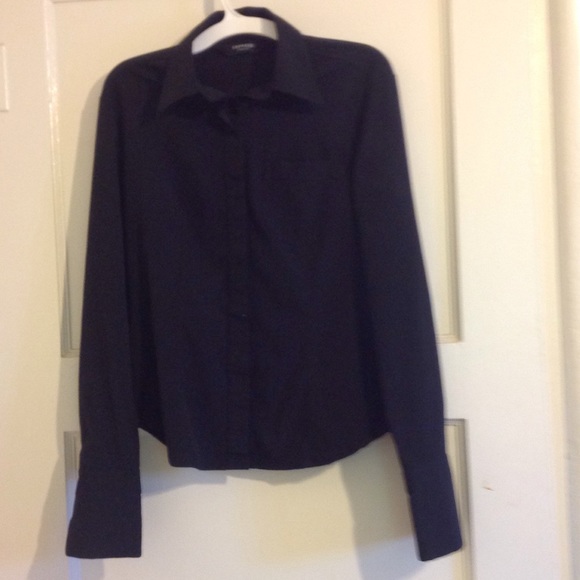 Black button up shirt