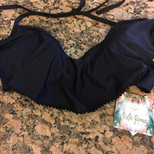 Lulu Fama Black Bikini new with tags