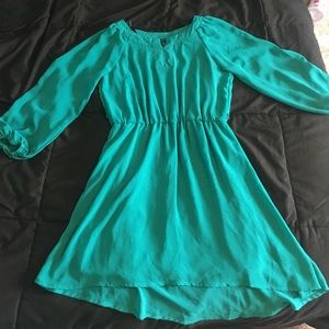 Teal dress