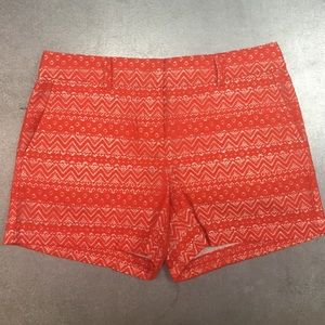 Coral eyelet shorts