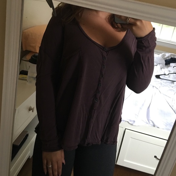 Free people Henley shirt