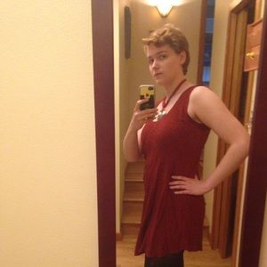 Uru Dresses - Gorgeous Red Silk Dress Uru Dresses - Gorgeous Red Silk Dress