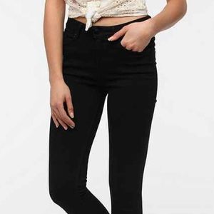 BDG black high rise cigarette jeans