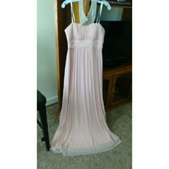 City Triangle Pink Pearl&Diamond Necklace Dress