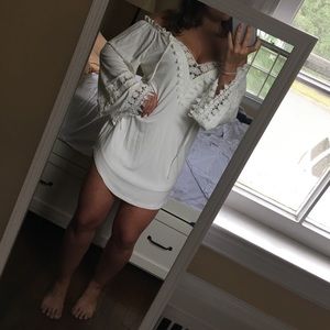 Sabo skirt white dress