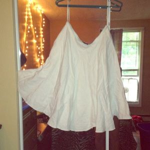 100% Linen Ralph Lauren flare midi skirt