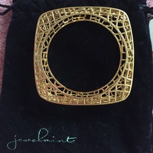 Jewelmint Bird Cage Bangle