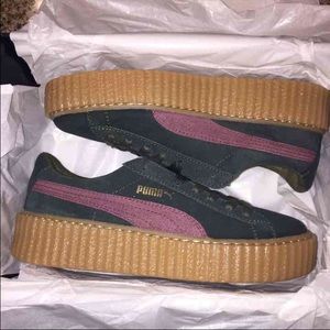 Fenty puma creepers green Bordeaux by Rihanna