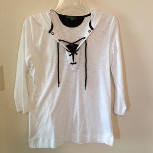 LRL Lauren Jeans lightweight 3/4 length sleeve