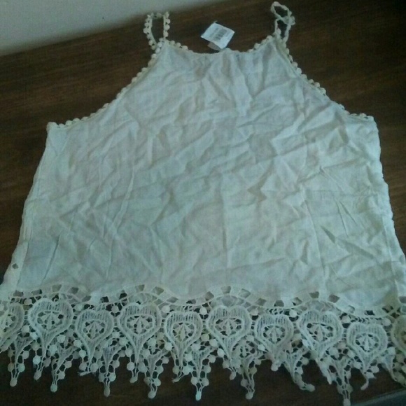 Crochet white tank top - Picture 2 of 3