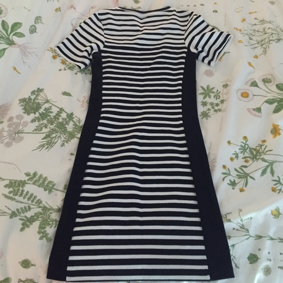 TOPSHOP STRIPED BODYCON DRESS - Picture 2 of 4