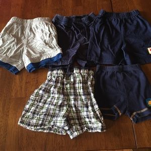 12 month size 5 pair of boys shorts