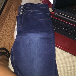 high waisted skinny jeans