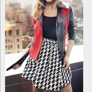 Express Houndstooth skirt