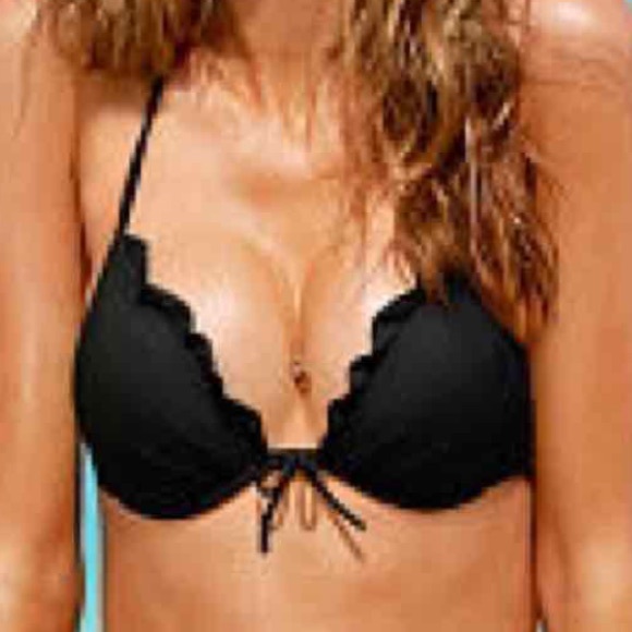 Victoria's Secret black bikini The Fabulous Top