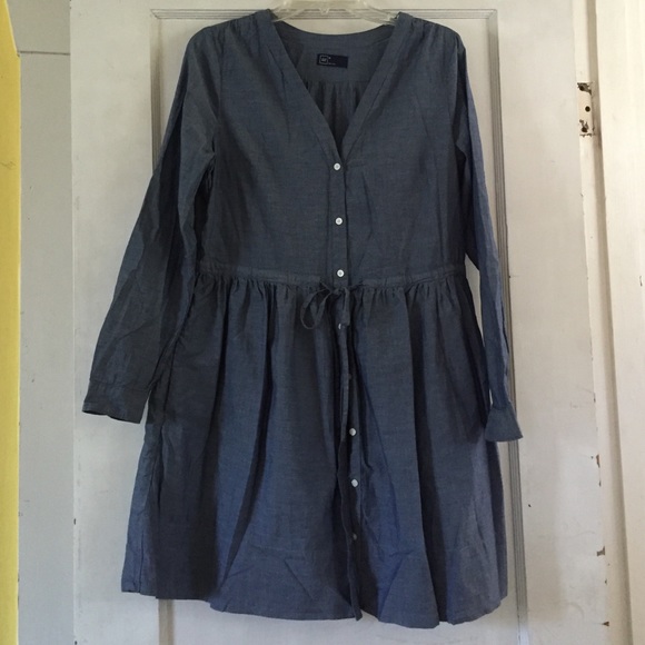 Gap Chambray Shirt Dress