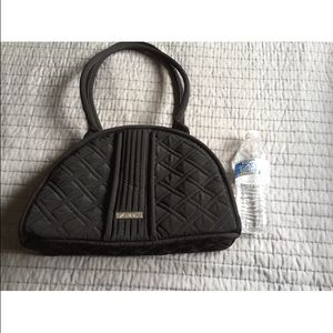 VERA BRADLEY kiss lock closure handbag