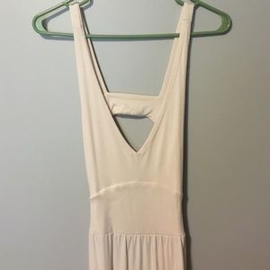 Sabine Open Back Dress in Creme