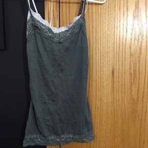 Gray/ White tank top RUE 21 SIZE: small