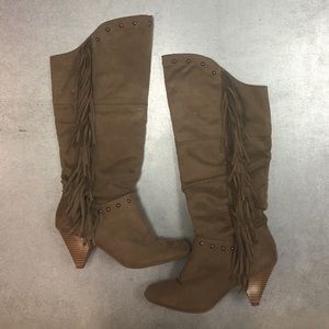 Faux Suede Boots