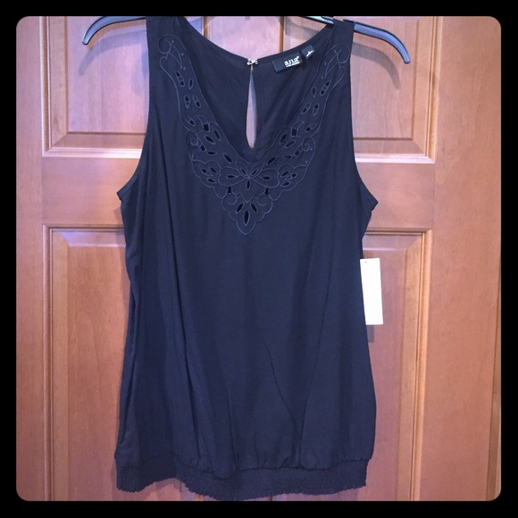 NWT ANA Black flowy tank