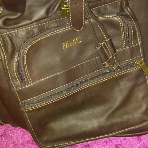 NBU brown leather backpack - Picture 4 of 4