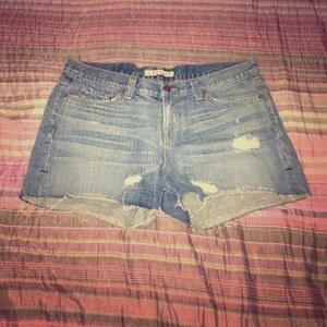 J Brand Cut Off Denim Shorts