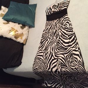 Cute long zebra dress I bought in NJ