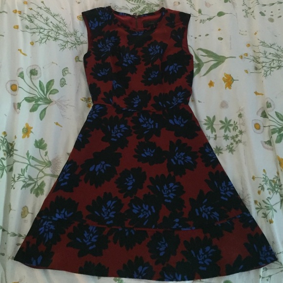 JCREW SCARLET PATTERN DRESS