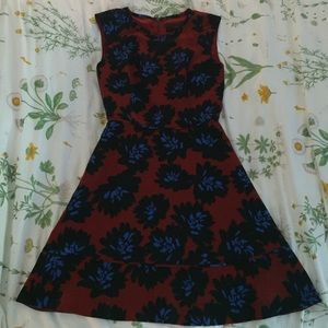 JCREW SCARLET PATTERN DRESS