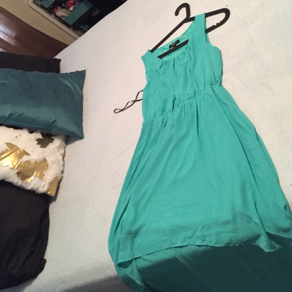 XXI maxi dress blue-green