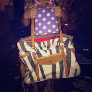 Dooney & Bourke zebra purse