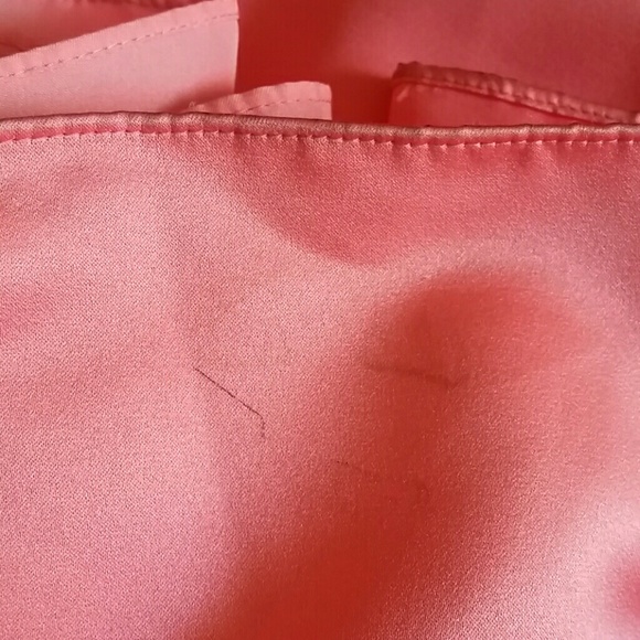 Wrapped Bodice Satin Bridesmaid Dress - Picture 3 of 4