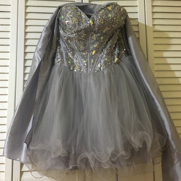 Fancy silver dress