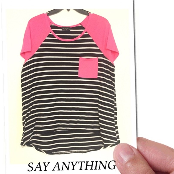 Say Anything Hi-Lo Top