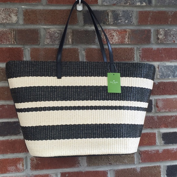 Kate Spade Anabette Straw Tote - Picture 5 of 5