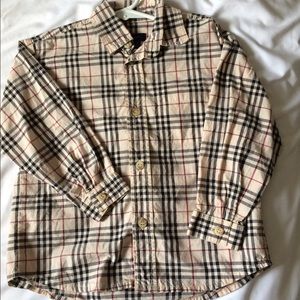 Burberry boys button down.