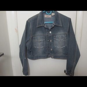 Jean cropped jacket 2x