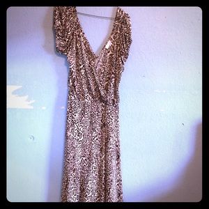 Cheetah print dress